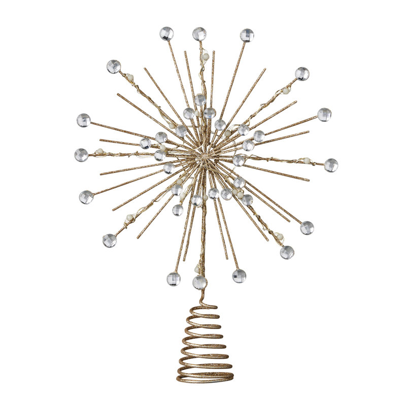 Vivvi App Based Star Burst Tree Topper, 8.8" 20 LEDs