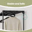Armoire portative, Organisateur de placard autoportant avec tablettes, Tringles de suspension, Pour vestiaire, Chambre à coucher-1090001936