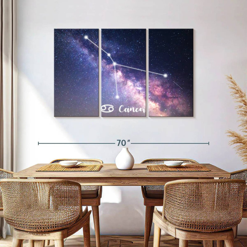 Adella Cancer Galaxy, 36" H x 57" W
