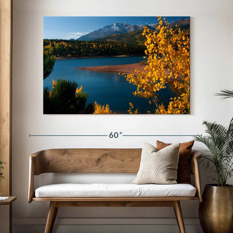 Réservoir de cristal Alvord - automne, H 34 po x l 51 po
