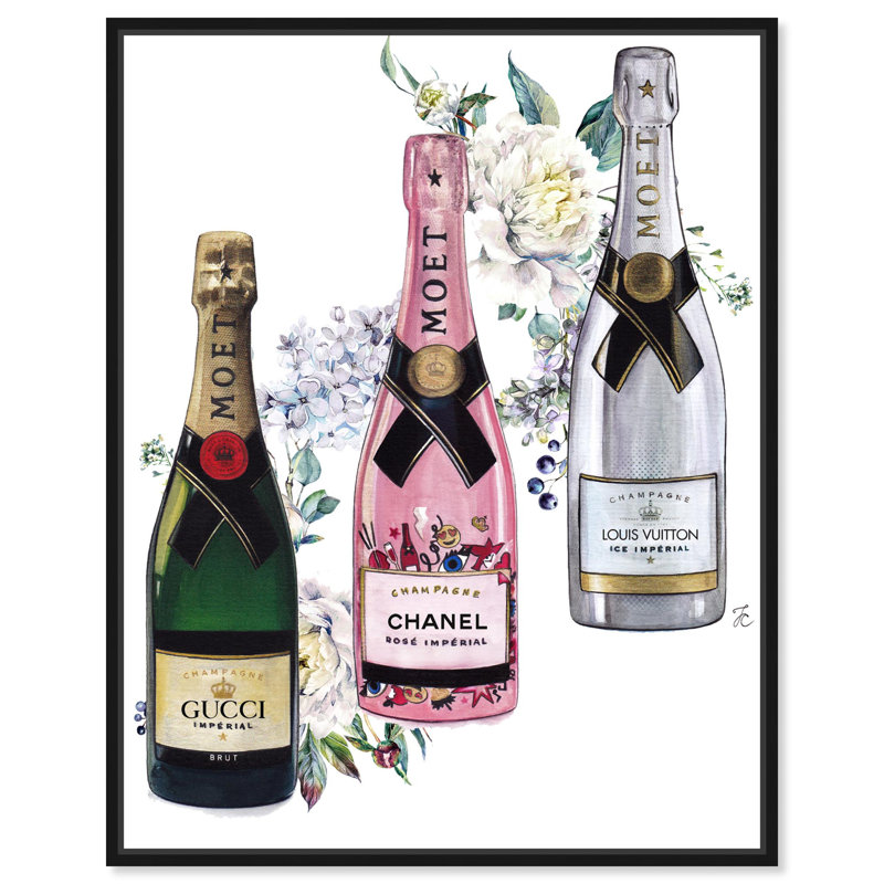 Doll Memories - Champagne , Black Floater Framed, H 16 po x l 11 po