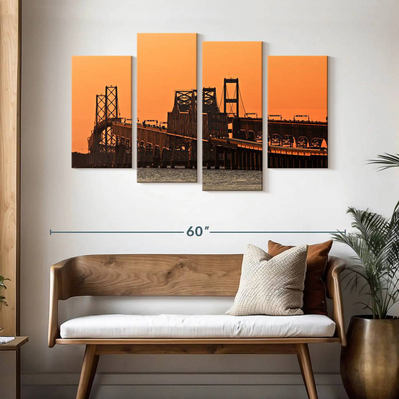 Lilie Chesapeake Bay Bridge, 32'' H x 52'' W