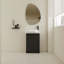 Meuble-lavabo autoportant de 23 po avec lavabo et portes à fermeture douce-1210025994