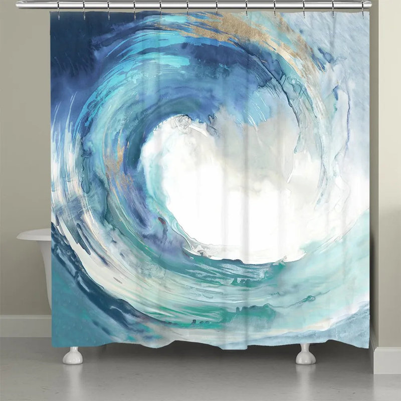 Rideau de douche Great Wave, H 71 po x l 72 po