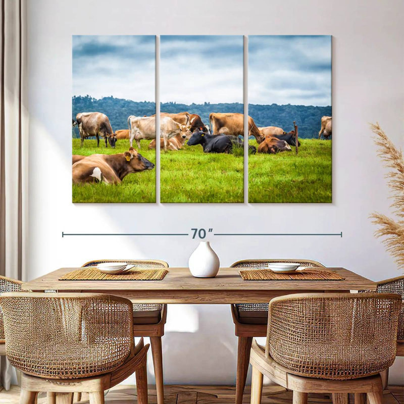 Brampt Cow Gathering, 42" H x 65" W