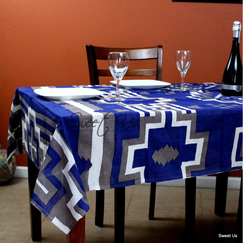 Abedraouf Floral 100% Cotton Thanksgiving Tablecloth