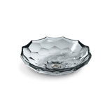 Kohler Briolette, Artist Editions Oval Faceted Glass Bathroom Vessel Sink