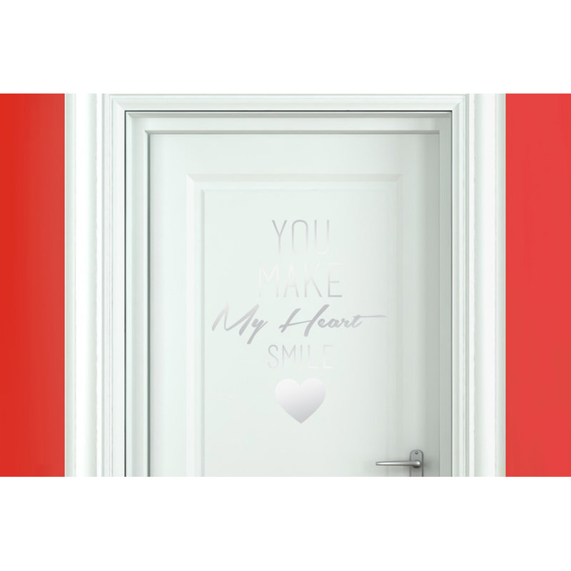 Wall Decal, Shiny Silver