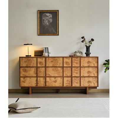 Functional Multi - Drawer Dresser, Layered Organization