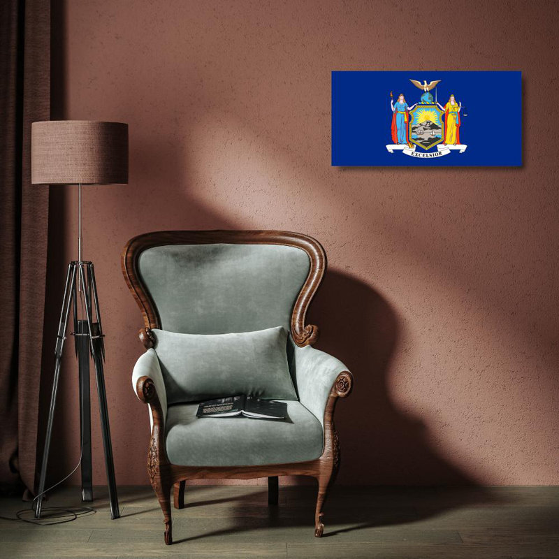 État de New York, H 9 po x l 18 po