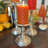 3 Piece Silver  Pillar Candle Holder Set
