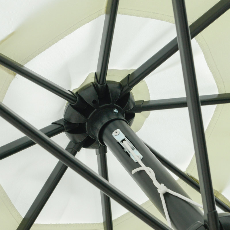 Petersburg 266cm Tilt Market Parasol, Beige