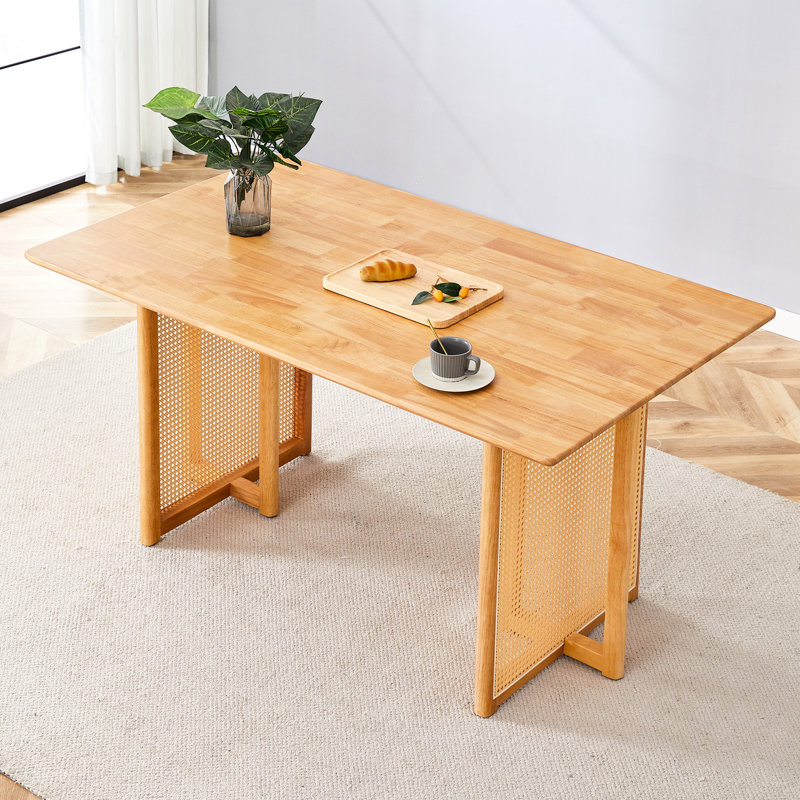 Table de salle à manger en bois massif chinois avec amélioration, bureau en bois pour différents espaces, table et bureau rétro à installation facile, espace de vie, processus d'installation facile