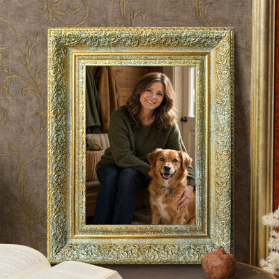11" x 14" Antique Gold 1PC Picture Frame for New Home Gifts