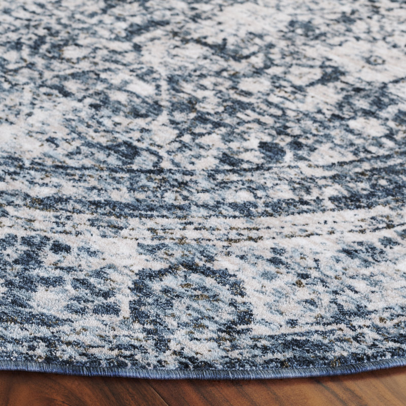 Currey Performance Southwestern Rug, Round 6'7"