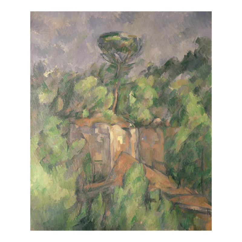 Bibemus QuarryPaul Cézanne Giclee Print, 40" H x 32" W