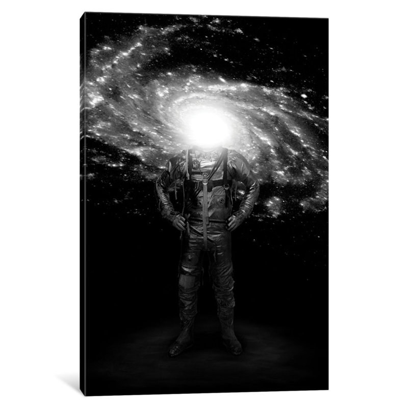 «Mr. Galaxy» par Nicebleed, reproduction sur toile tendue, H 12 po x l 8 po x P 0,75 po