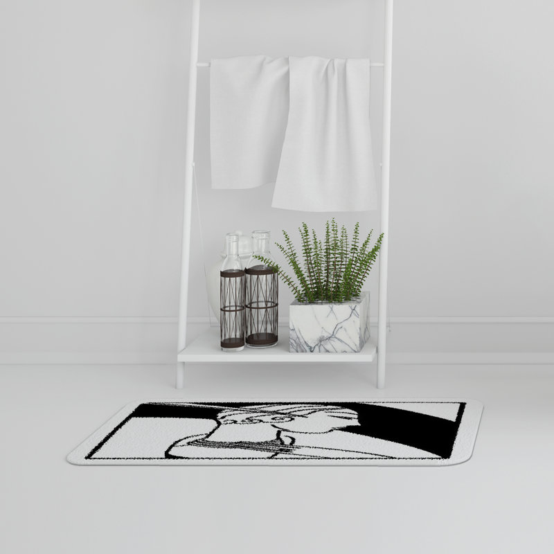 Ajayah Non-Slip Backing Bath Rug