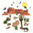 Wild West Desert Props - 5"-4' 4" - Pack of 12