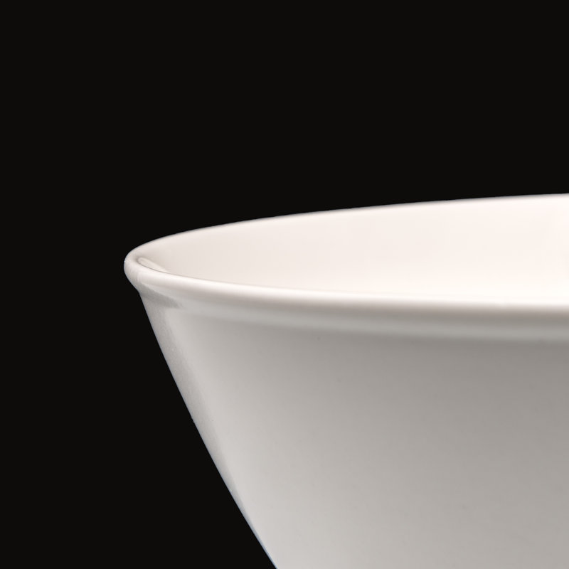 White Ceramic Microwave Safe Soup and Pasta Bowls Set