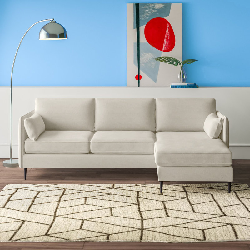 Lytle 3 Seater Sofa & Chaise, Mint, Left