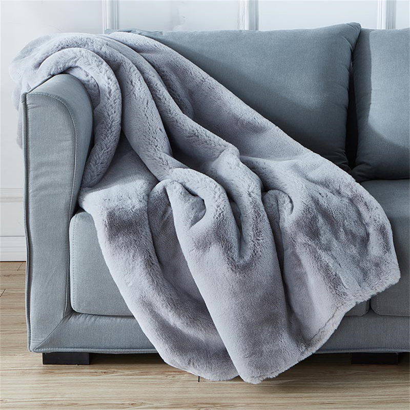 Dorriel Hand Woven Throw Blanket, Gray