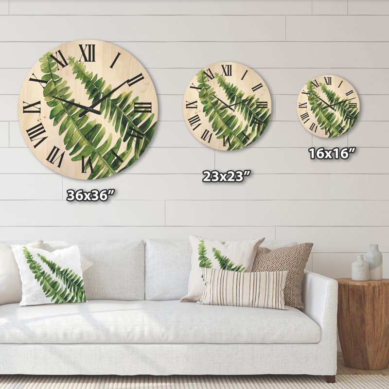 Horloge murale Fern, Très grand