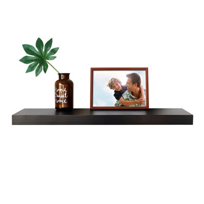 Solid Wood Floating Wall Shelf