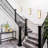 Modern Brass LED Wall Sconce With Water Texture