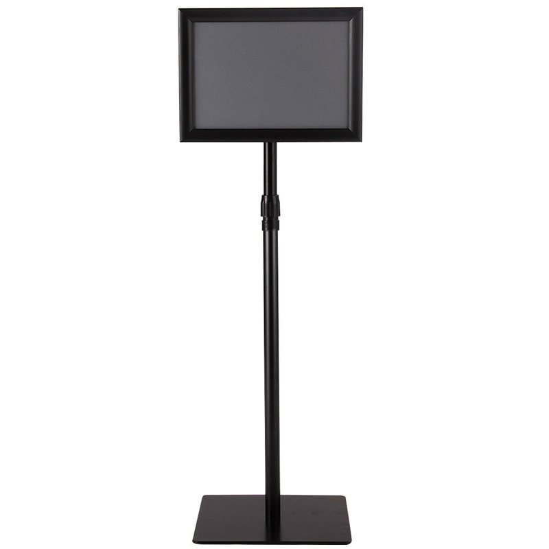 Ekco Information Poster Advertising Stand, Black