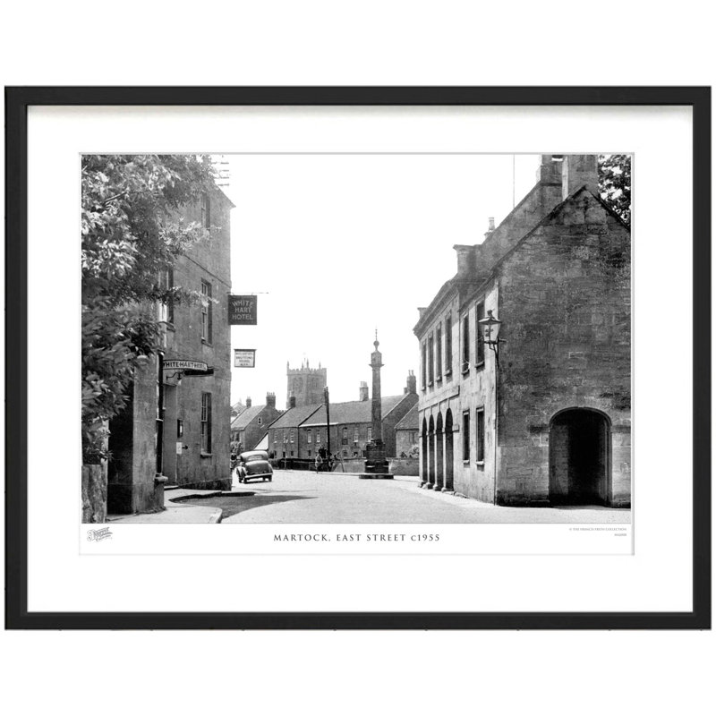 Martock, East Street C1955 - Single Picture Frame Print, 45cm H x 60cm W x 2.3cm D