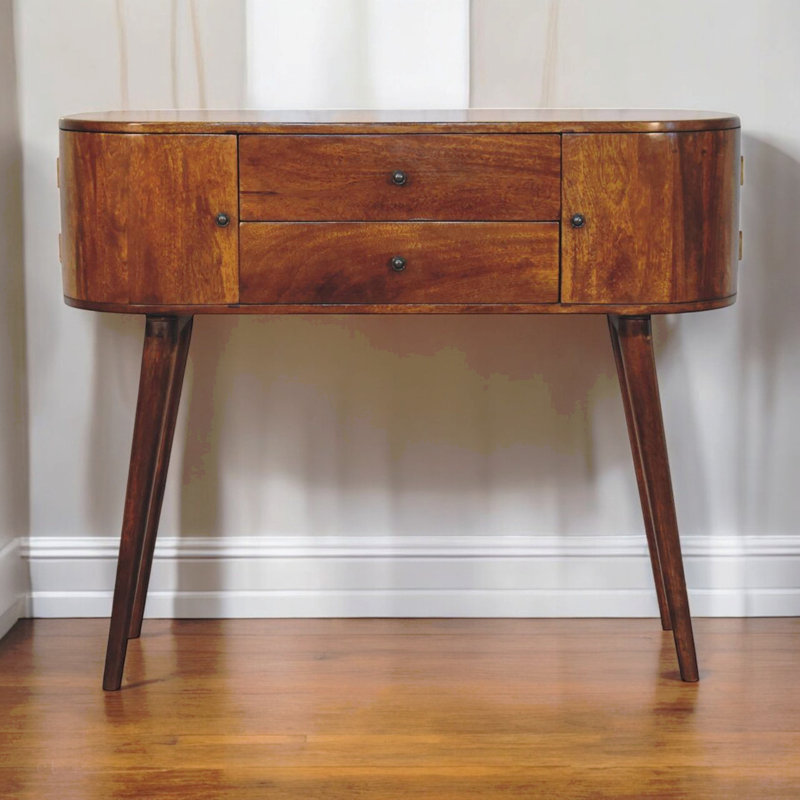 Solid Wood Grove Chestnut Console Table