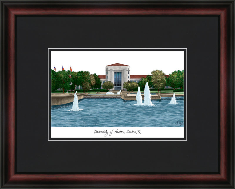 NCAA Houston Cougars Academic Lithograph Picture Frame