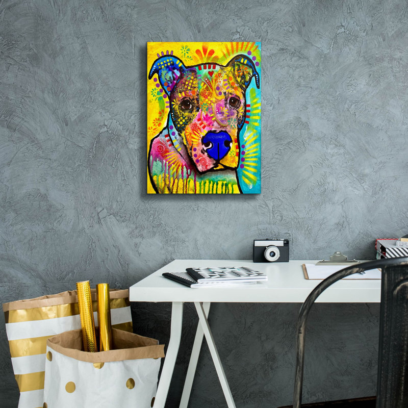 " I Know Some Of Those Words " by Dean Russo, 16" H x 12" W x 0.75" D