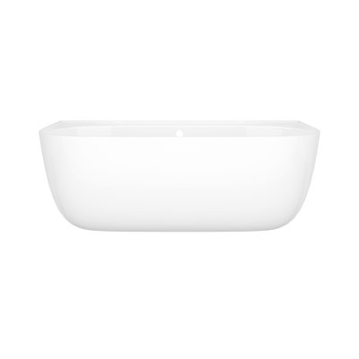 Eldon 68.88" x 33.5" Freestanding Soaking Bathtub