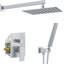 Topcraft Wall Mounted 10" Rainfall Shower System With Handheld Shower