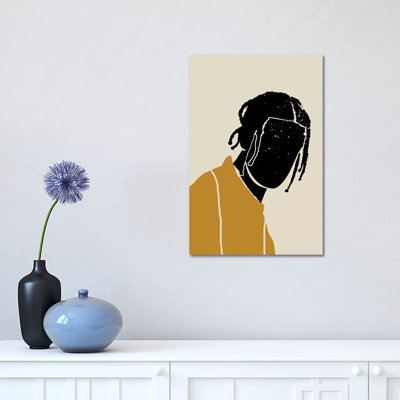 Black Hair I - impression d'art graphique
