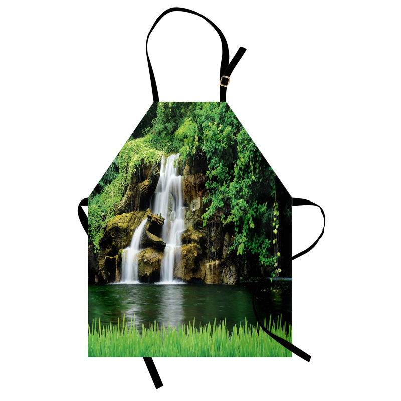 No Pattern Bib Apron