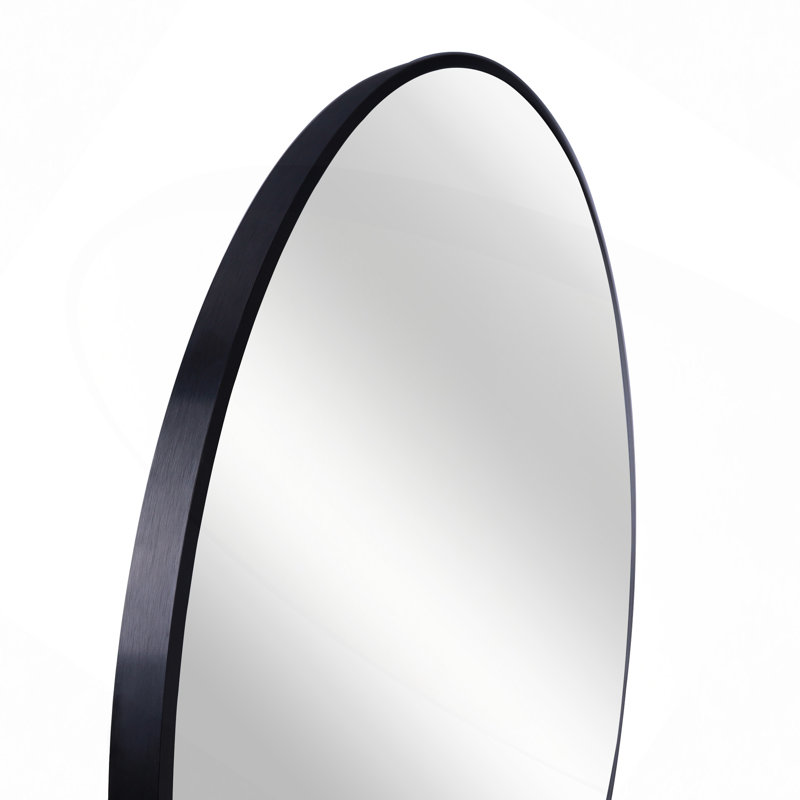 Metal Round Bathroom Mirror, 16" x 16"