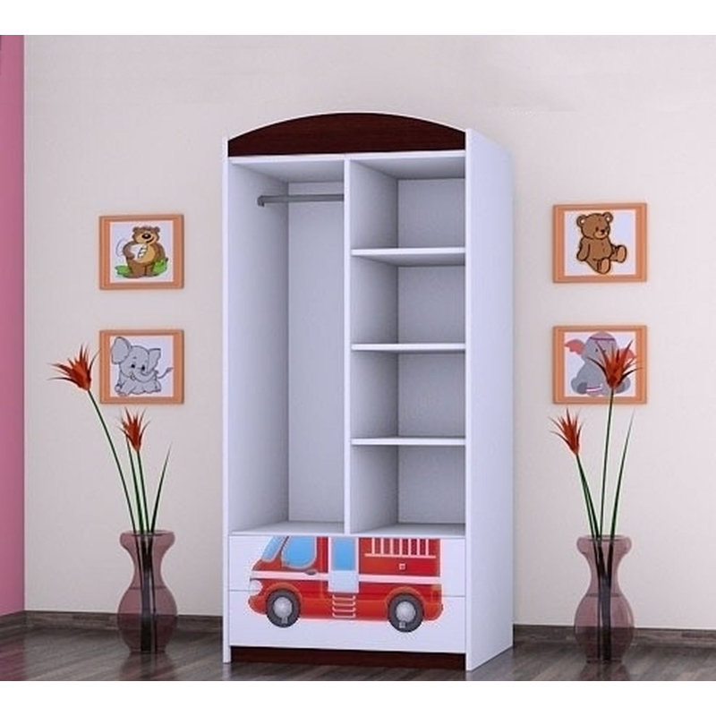 Brenner 2 Door Wardrobe, Black