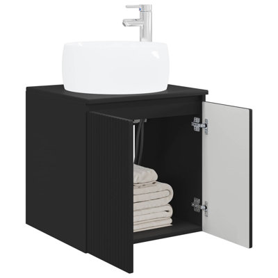Single Bathroom Vanity with Ceramic Basin