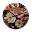 Horloge murale en bois massif Mattisen-907938361