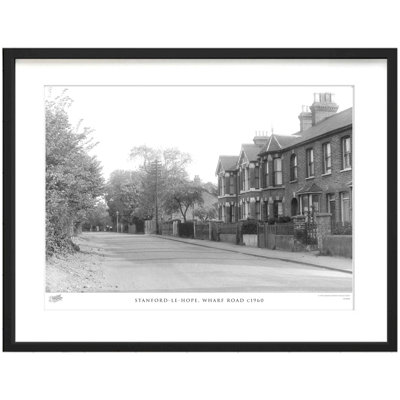 Stanford-Le-Hope, Wharf Road C1960 by Francis Frith - Single Picture Frame Print