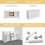 Base de meuble-lavabo double Adimar
