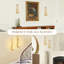 2 Pieces Metal Candlestick Set