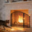 3 Panel Fireplace Spark Guard