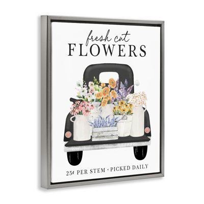Cadre flottant quotidien Fresh Flowers