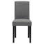 Chaise parsons Almut en gris
