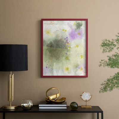 «Veil Of Sunshine II», reproduction encadrée - bois massif