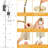 70" Tall Crystal Tree Floor Lamp, With Sparkling K9 Crystal Shade, Rotary Switch, Easy Assemble Lamps For Living Room, Bedroom, Home Office, Girls Room-135777041-135777040